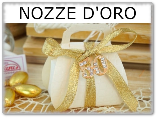 Bomboniere Nozze d'oro